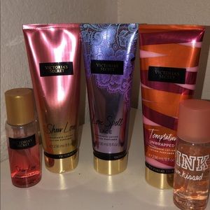 Victoria secret and PINK perfumes